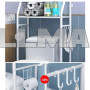 Органайзер полка над унитазом Toilet Rack металл
